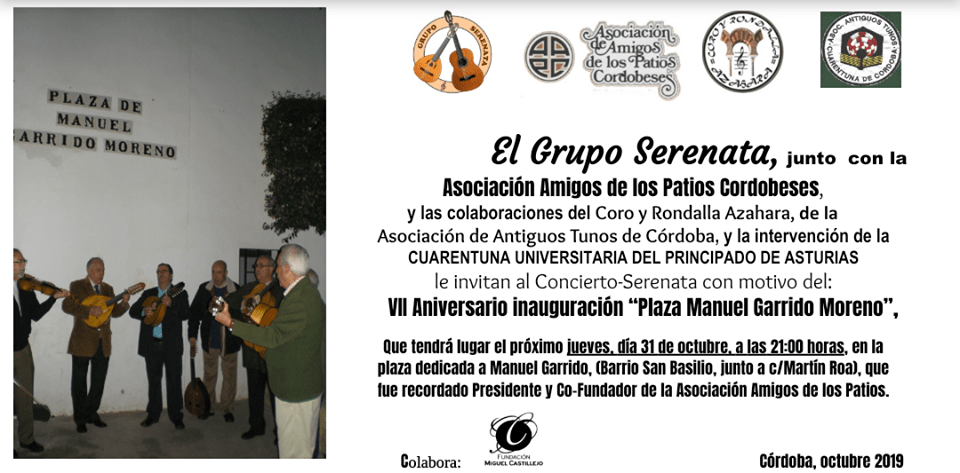 VII aniversaria plaza Manuel Garrido