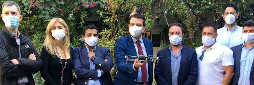 Presentación del novedoso sistema de control de aforos en los patios 2020